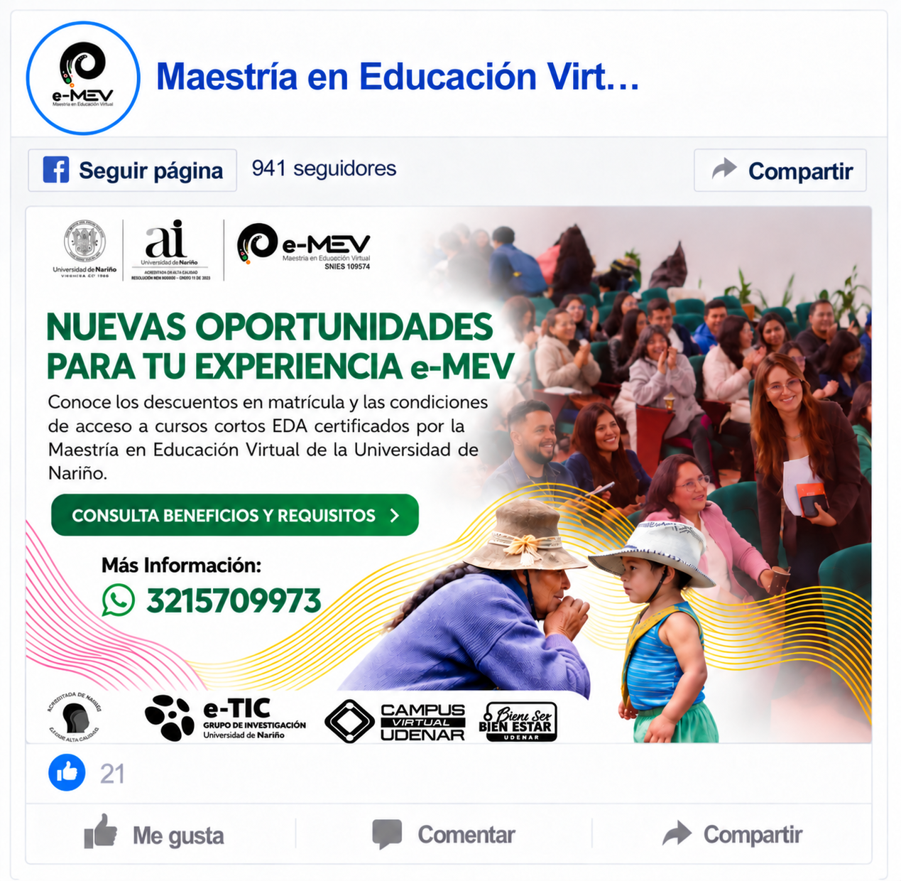 XI Promoción Maestría en Educación Virtual