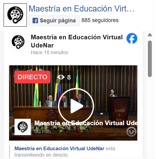 Pre-inscripciones abiertas para la Maestría en Educación Virtual de la Universidad de Nariño