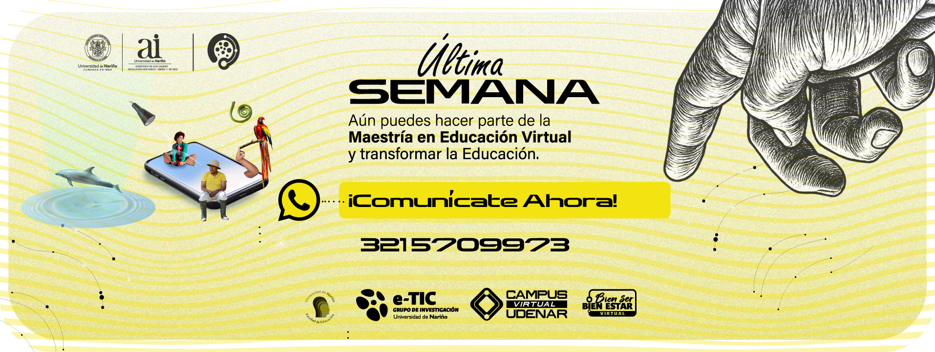  Inscripciones Abiertas Maestría en Educación Virtual