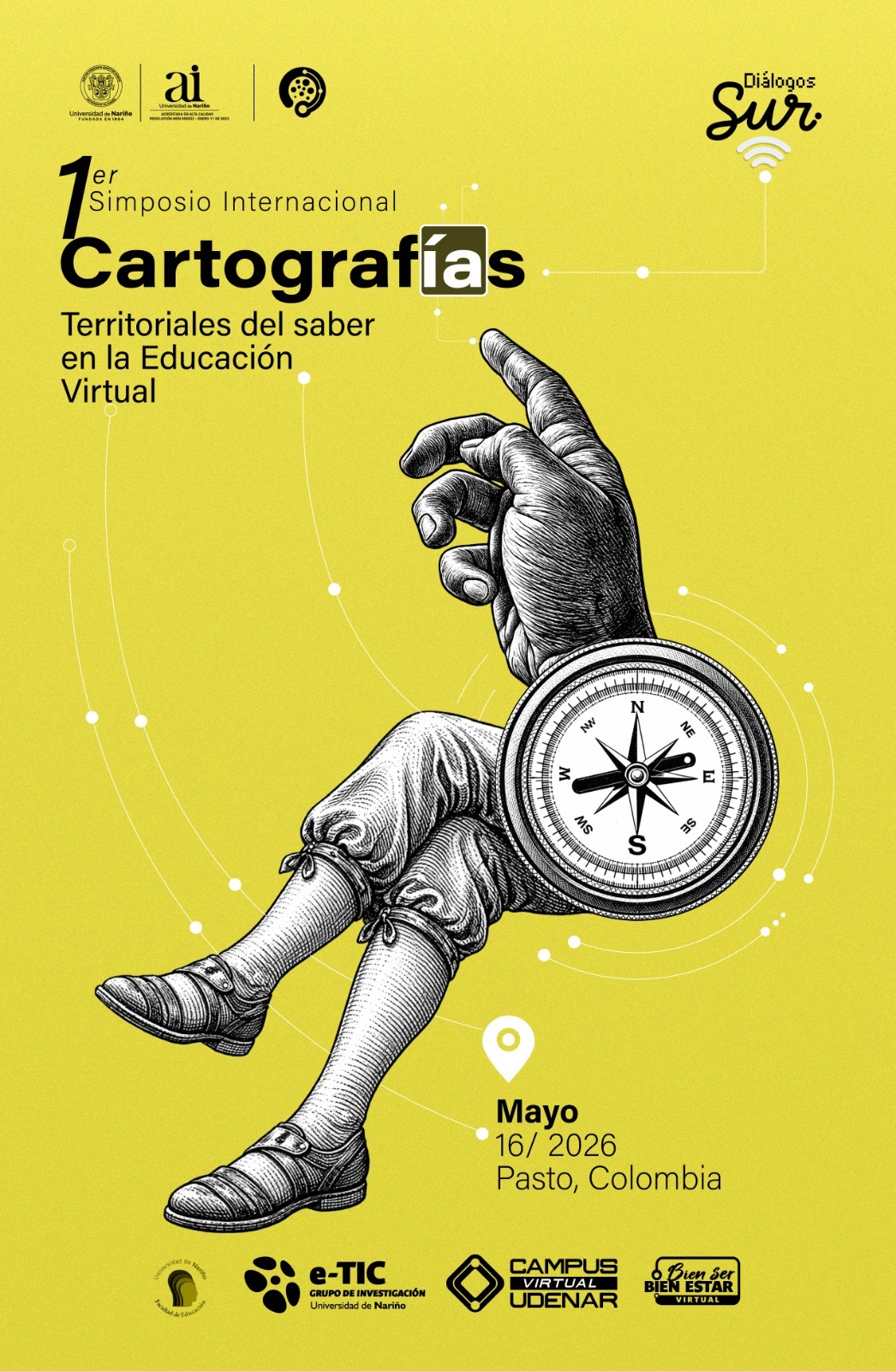 Afiche Simposio Maestría en Educación Virtual UDENAR