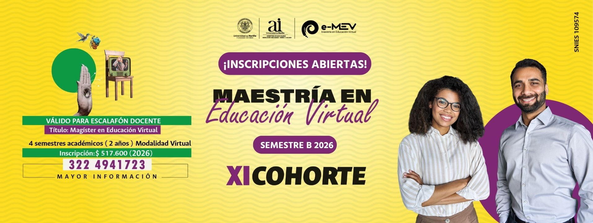 Incripciones abiertas XI-P